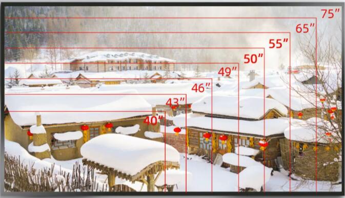 55寸液晶拼接屏的尺寸參數(shù)